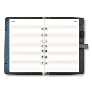 AT-A-GLANCE® Buckle Closure Planner-organizer Starter Set, 8.5 X 5.5, Black Cover, 12-month (jan To Dec): Undated freeshipping - TVN Wholesale